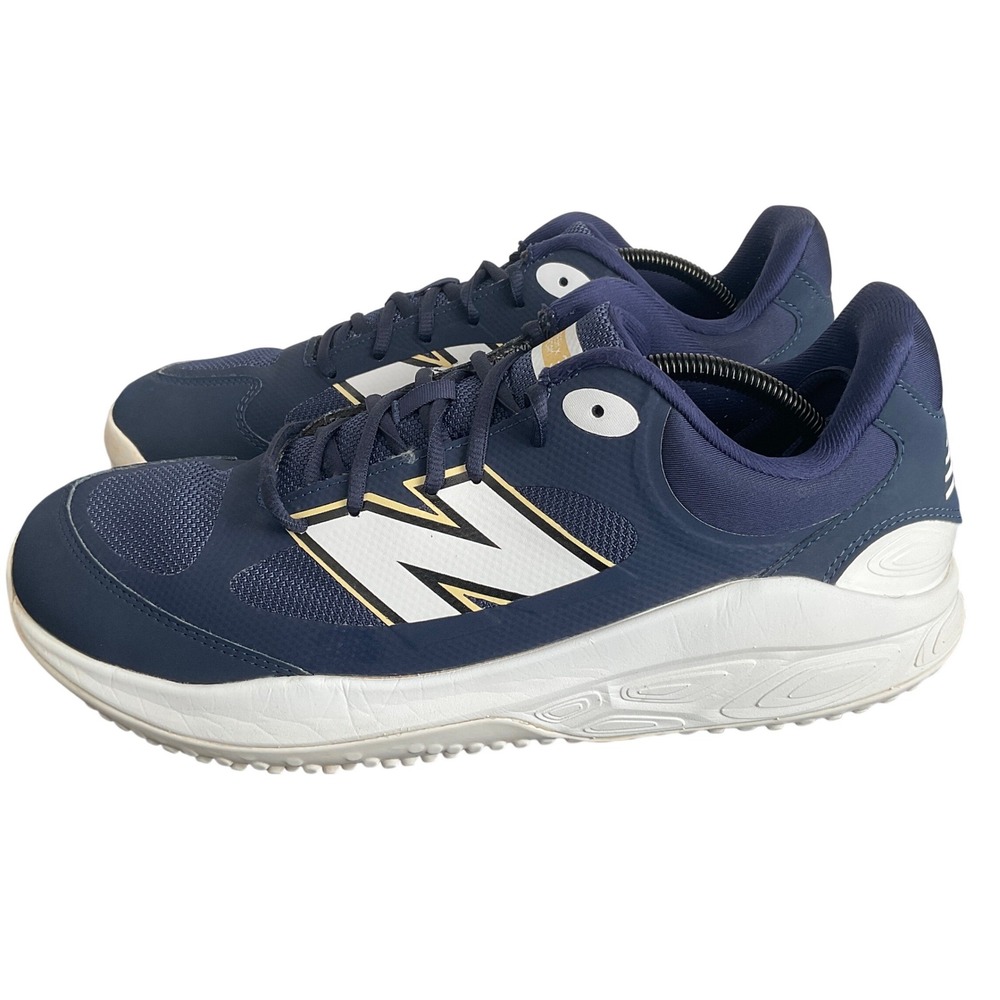 New Balance Fresh Foam 3000 v7 Turf Mens Navy White Baseball Shoes T3000TN7 12